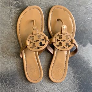 Tory Burch Miller Sandal Patent Sand 8